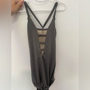 KELLE DANCE COSTUME- EXTRA SMALL - GREY CONTEMPORARY COSTUME